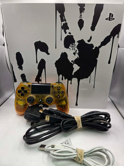 Sony Playstation 4 Pro Console, 1TB Death Stranding White (No Game), Unboxed