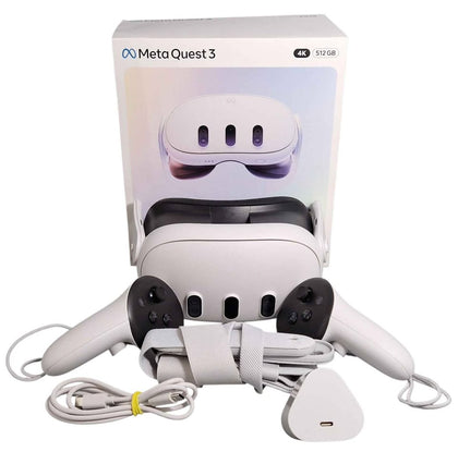 Meta Quest 3 VR Headset (With Controllers) - 512GB Boxed