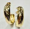 9ct gold earrings 0.8 grams