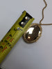 9CT GOLD LOCKET WITH 20" CHAIN 10.89G PRESTON STORE