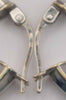 9ct white gold Hooped earrings 2.5g boxed & hallmarked