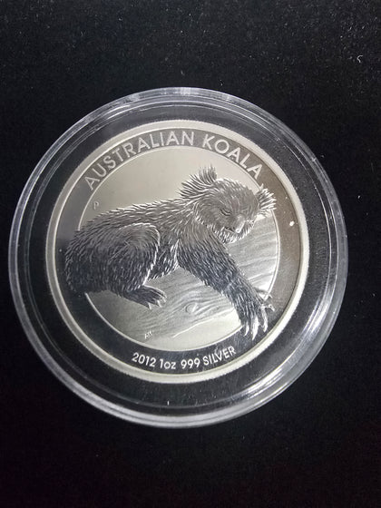 1OZ Fine Silver Coins Australian Koala 2012