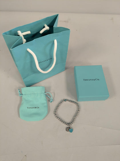 Women's Return to Tiffany Tiffany Blue Heart Tag Bead Bracelet