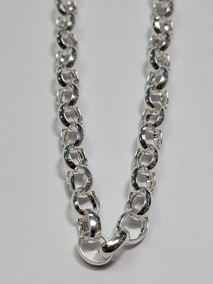Brand New Silver Belcher Chain