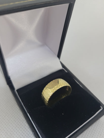 18k Solid Gold Ring, 750 Hallmarked, 5.30Grams, Size: N