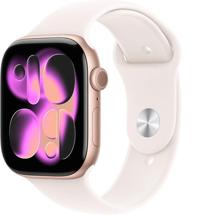 Apple Watch Series 11 GPS 46mm Rose Gold Aluminium Sport Band ** Unboxed **