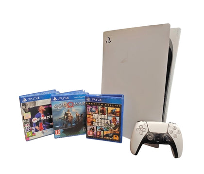 Sony Playstation 825GB Disc Version Bundle**Unboxed**