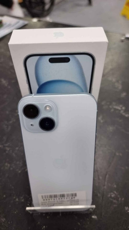 Apple iphone 15,128gb, blue , Unlocked Boxed.