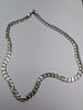 HEAVY SILVER CURB CHAIN  PRESTON STORE