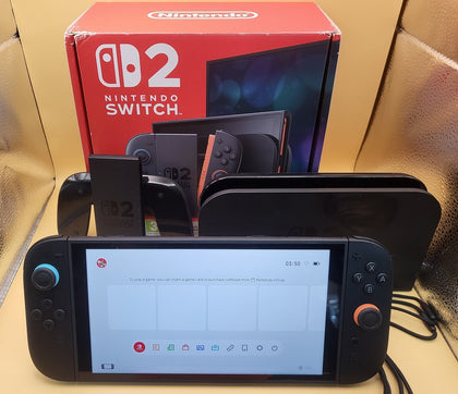Nintendo Switch 2 Console, 256GB + Black Joy-Con 2, (No DLC) Boxed.