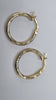 9ct gold hoop earrings