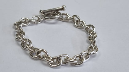 Silver T bar Bracelet 7