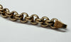 9ct gold belcher bracelet 8.5"