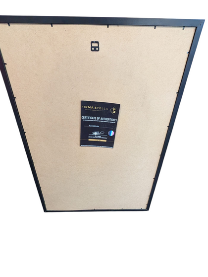 Beckett Authenticated Signed Ronaldinho Framed Football Shirt