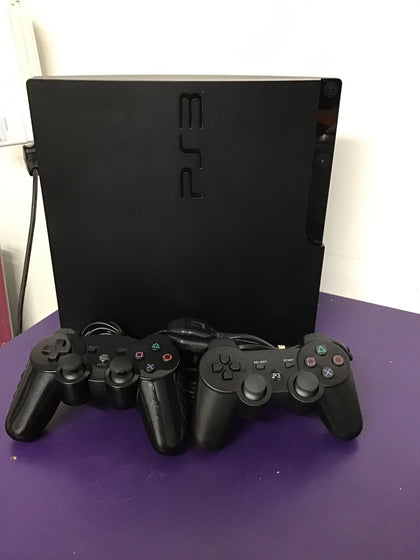 Sony Playstation 3 Slim with 2 controllers 120GB