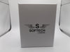 Softech Men's Silver with Blue face Watch