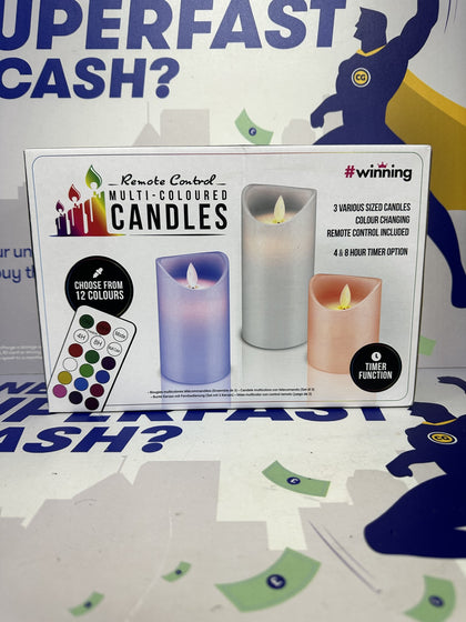 Remote Control Multi-Coloured Candles.