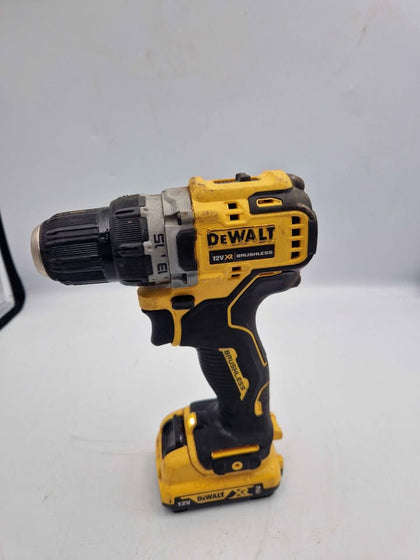 DeWALT Brushless 18V XR DCD701 Cordless Compact Combi Drill Driver - 2.0ah Battery (No Charger)
