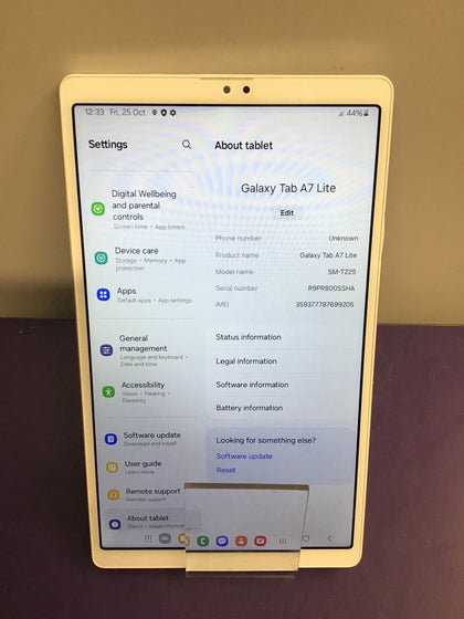 Samsung Galaxy Tab A7 Lite 32GB 8.7” Silver, WiFi B