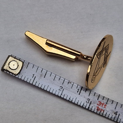 9CT GOLD MASONIC CUFF LINKS