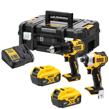 DeWalt DCK2062M2T XR Brushless Compact Twin Pack 18V 2 x 4.0Ah