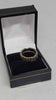 14ct Yellow Gold Unusal Ring With Stylish Small Cuts - Size M - 4.40 Grams