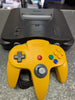 Nintendo N64 Console & Yellow Controller