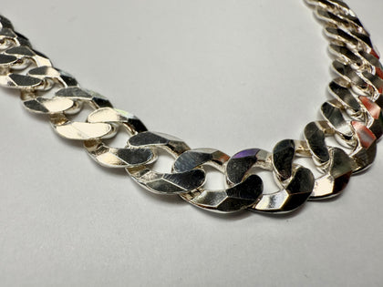 Brand new heavy sterling silver curb chain 24