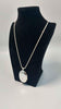 925 Sterling Silver Rope Chain Necklace With Opening Oval Locket Pendant - 32 Grams - 24" Long * BRAND NEW*