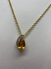 9CT GOLD NECKLACE WITH CITRINE LEIYH STORE