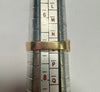 9ct Gold Red Stone Ring - Size N 1/2