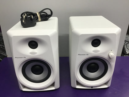 Pioneer DJ DM-40D-W Desktop Active Monitor Speakers (White)