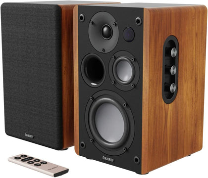 Majority D100 Bluetooth Bookshelf Speakers (24 Month warranty)