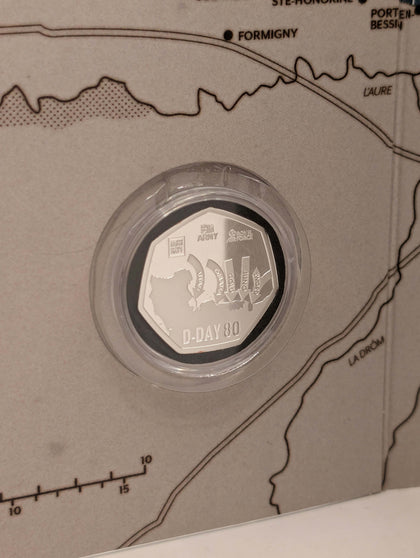 80th Anniversary D-Day Commemorative 50p Coin