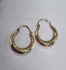 9ct gold horseshoe earrings