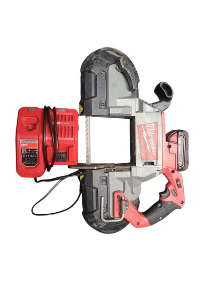 Milwaukee M18 CBS125-502C Fuel Deep Cut Bandsaw 18V 2 x 5.0Ah Li-Ion