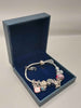 (925 Hallmarked & Tested) Silver Bracelet With 12 Silver Charms