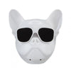 Aerobull Bulldog Fashion Portable Bluetooth Stereo Speaker, White