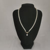 9k Gold & Pearl Necklace, 20.3Grams, Hallmarked & Tested, Length: Approx. 17" Length