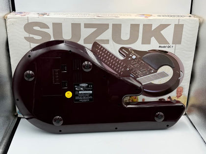 SUZUKI QCHORD DIGITAL SONGCARD GUITAR QC-1, BOXED WITH MANUALS