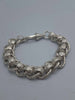 925 Sterling Silver Roller-Ball Belcher Bracelet Chunky Albert Clasp - 9" Long - 67.07 Grams *NEW*