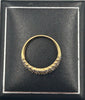 9ct Yellow Gold Diamond Set Filigree Dress Ring, Fully Hallmarked, Boxed, 3.3G, Size - N