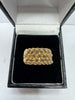6.8g 9ct gold keepers ring - size U - **Hallmarked**
