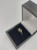 9K Gold Ring with Zirconia Stones. 375 Hallmarked, 1.30Grams, Size: L
