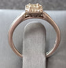 Silver Diamond Ring 0.08ct Size K