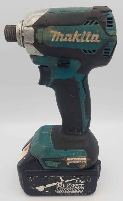 ** collection only **Makita DTD153 Cordless 18v 5.0AH Lxt BRUSHLESS li-ion impact driver ** no charger **