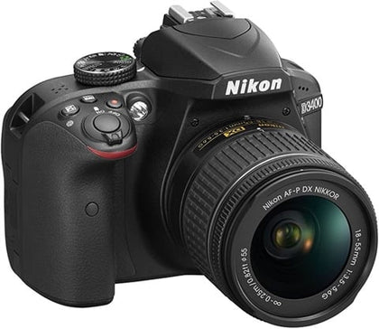 Nikon D3400 Black (Body) + Nikon AF-P DX Nikkor 18-55mm F/3.5-5.6G (BOXED)
