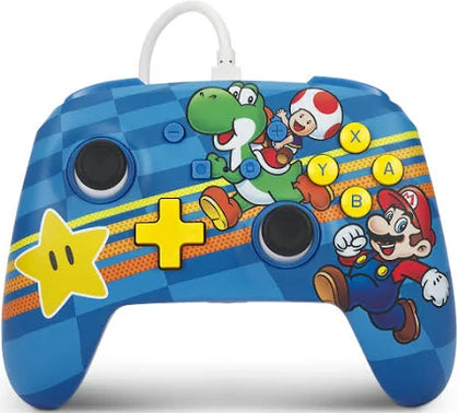 PowerA Enhanced Wired Controller for Nintendo Switch (Mushroom Kingdom Friends)