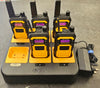 Retevis RB648 Walkie Talkies for Adults, Heavy Duty 2 Way Radio with 6 Way Charger (5Pcs, Yellow)