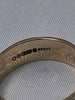 9ct Yellow & White Gold Patterned Ring - Size O - 3.50 Grams
